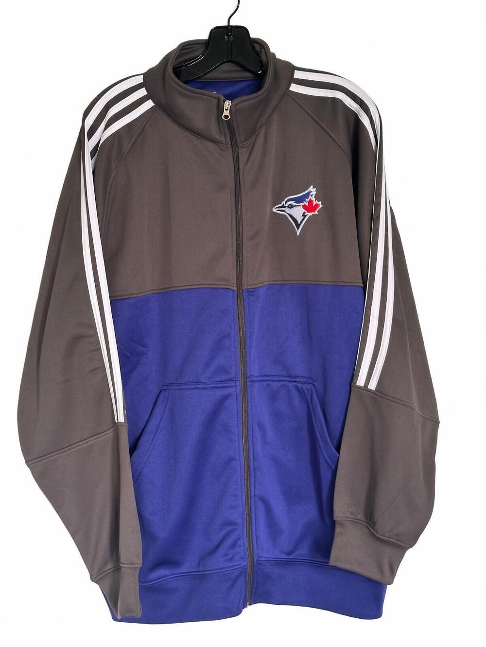 Toronto Blue Jays Fanatics full-zip fleece Royal/Charcoal Track Jacket - XLT NWT